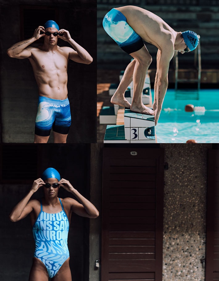 Adidas lança coleção de moda praia com tecido feito de plásticos do oceano stylo urbano