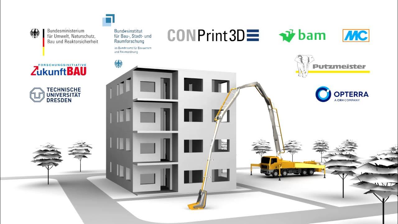 A impressora 3D móvel KARLOS imprime paredes de concreto num tempo muito curto. 1