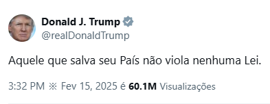 Trump enviou uma mensagem ao Deep State na música Nessun Dorma do filme "A soma de todos os medos". 2